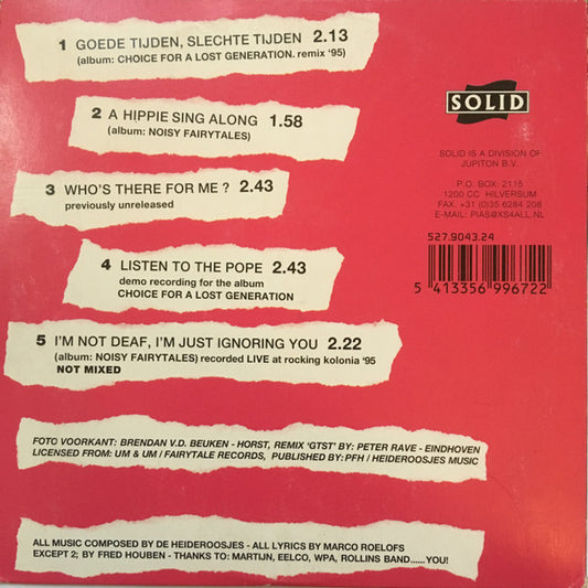 Heideroosjes : Goede Tijden, Slechte Tijden (CD, Maxi, Car)