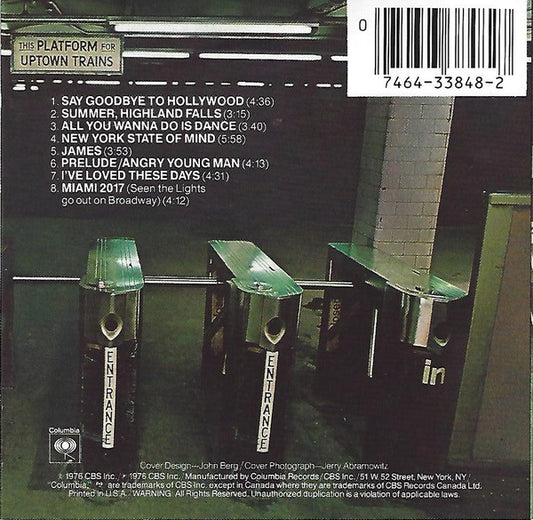 Billy Joel : Turnstiles (CD, Album, RE, Pit)