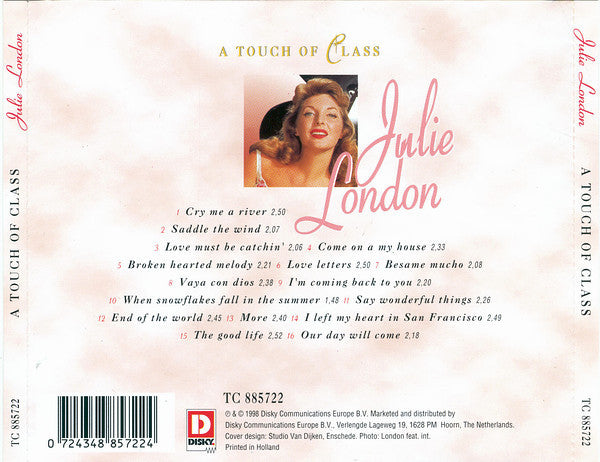 Julie London : A Touch Of Class (CD, Comp)
