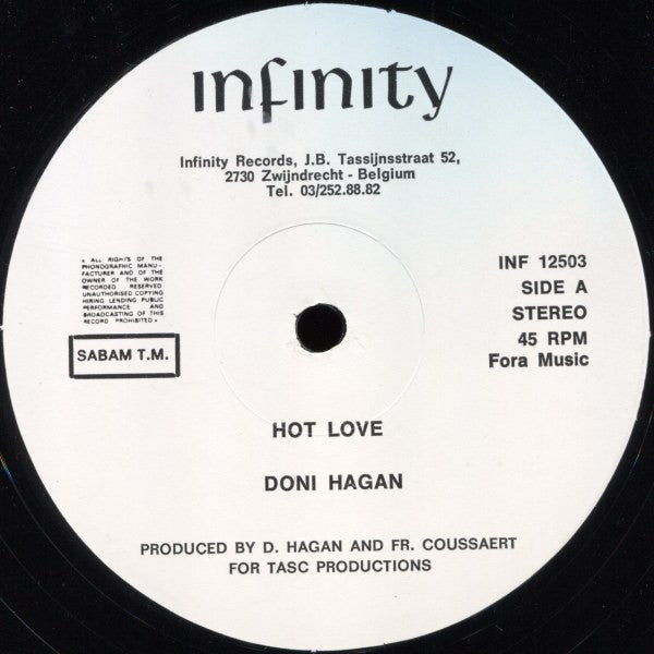 Donnell Hagan : Hot Love / Would You Like To Dance (12", Maxi)