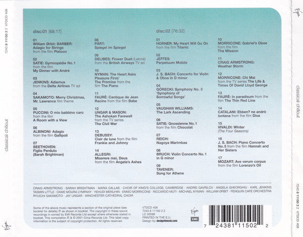 Various : Classical Chillout (2xCD, Comp)