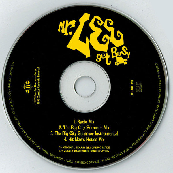 Mr. Lee : Get Busy (CD, Maxi)