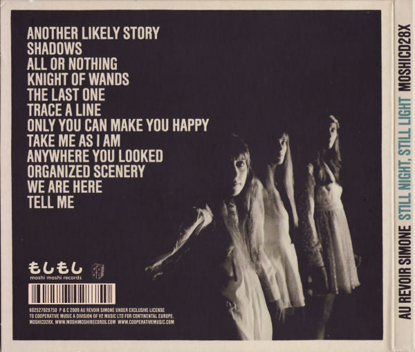 Au Revoir Simone : Still Night, Still Light (CD, Album, Dig)