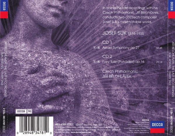 Josef Suk (2), Jiří Bělohlávek, The Czech Philharmonic Orchestra : Asrael / Fairy Tale (2xCD, Album)