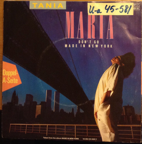 Tania Maria : Don't Go / Made In New York (7", Single)