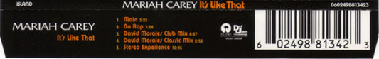 Mariah Carey : It's Like That (CD, Maxi)