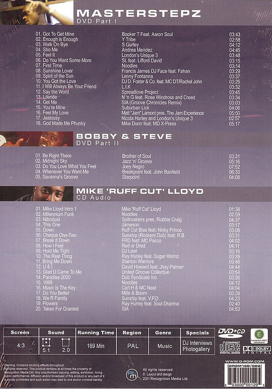 Master Stepz, Bobbi & Steve, Mike "Ruff Cut" Lloyd : The UK Garage Project (DVD-V, Mixed, PAL + CD, Comp, Mixed)