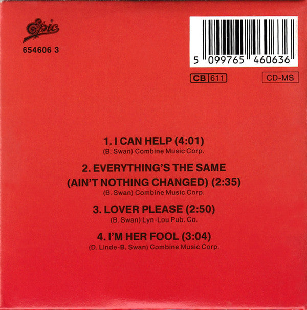 Billy Swan : I Can Help / Everything's The Same / Lover Please / I'm Her Fool (CD, Mini, Maxi)