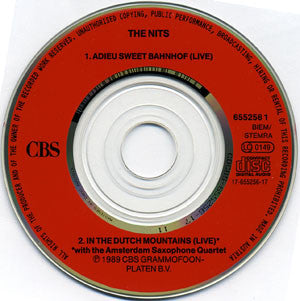 The Nits : Adieu Sweet Bahnhof (CD, Mini, Single)