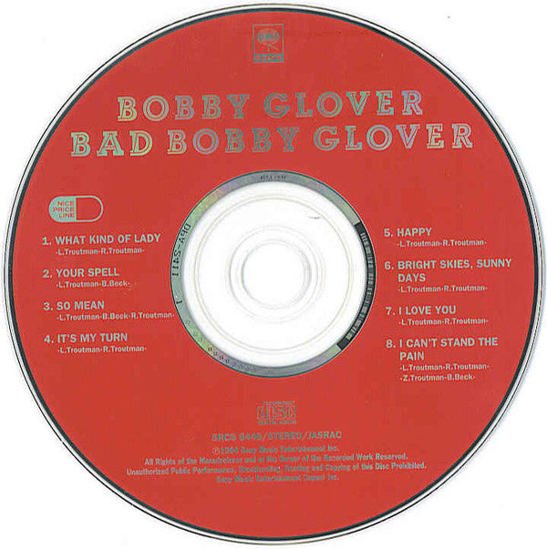 Bobby Glover : Bad Bobby Glover (CD, Album, RE)