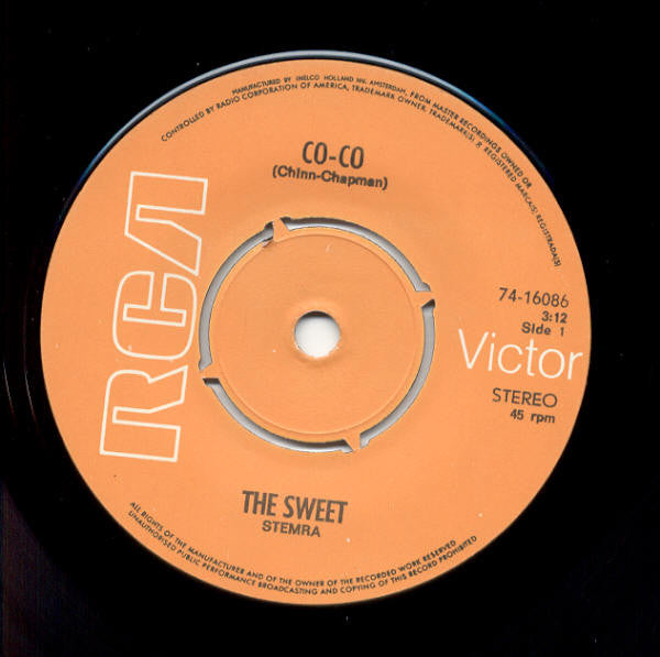 The Sweet : Co-Co (7", Single)