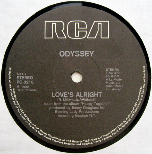 Odyssey (2) : Inside Out (12", Single)