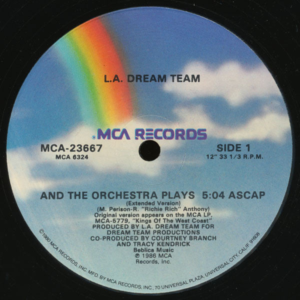 L.A. Dream Team : And The Orchestra Plays (12")