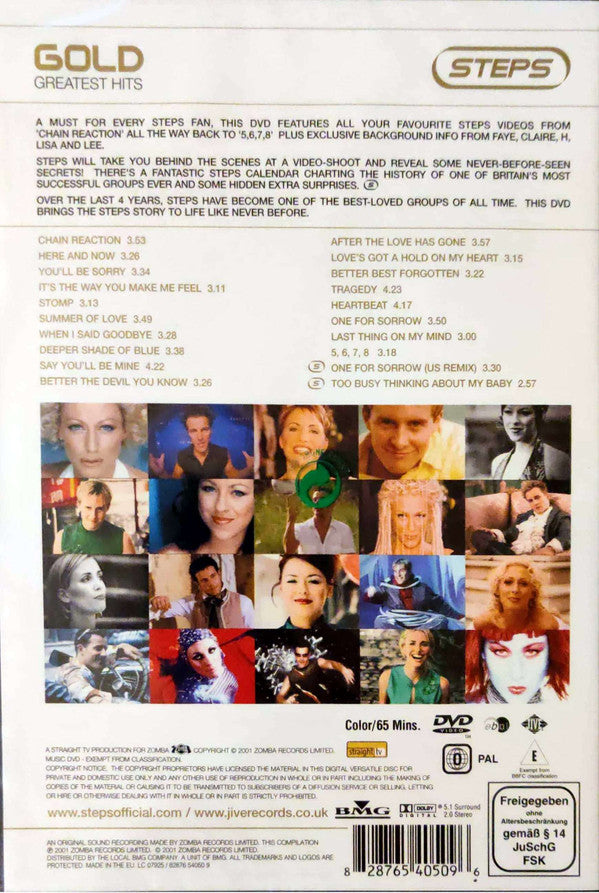 Steps : Gold - Greatest Hits (DVD-V, Comp, PAL)