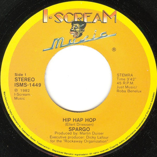 Spargo : Hip Hap Hop (7", Single)