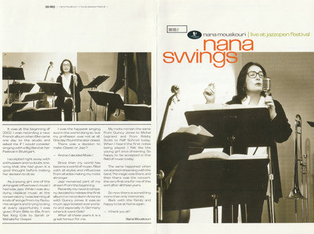 Nana Mouskouri With Radio Big Band Berlin : Nana Swings - Live At Jazzopen Festival (DVD-V, Album, PAL)