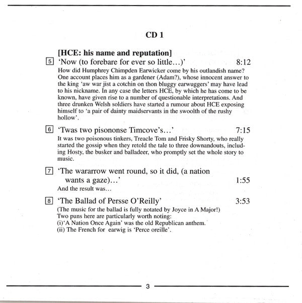 James Joyce Read By Jim Norton (2) With Marcella Riordan : Finnegans Wake (4xCD)