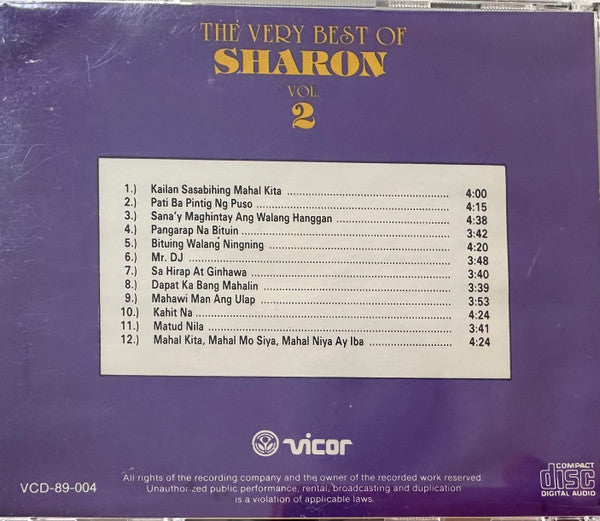 Sharon Cuneta : The Very Best Of Sharon Vol. 2 (CD, Album, Comp)