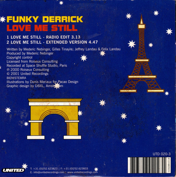 Funky Derrick : Love Me Still (CD, Single)