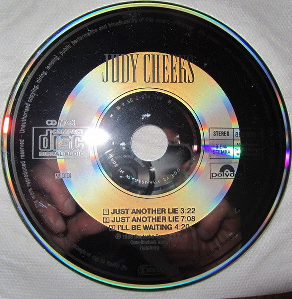 Judy Cheeks : Just Another Lie (CD, Maxi, Car)