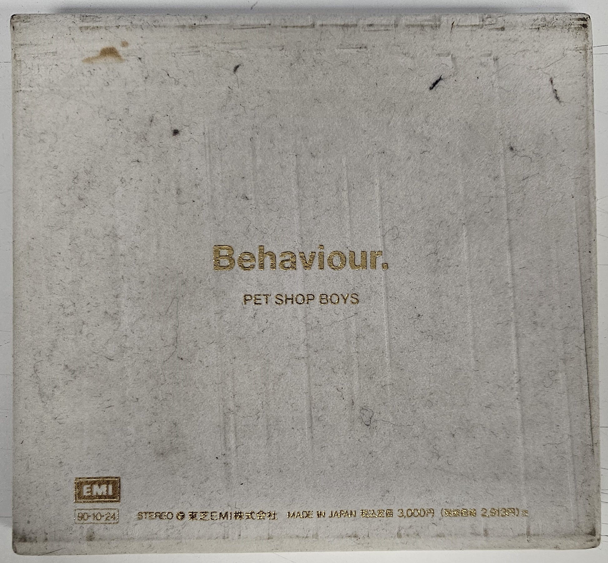 Pet Shop Boys = Pet Shop Boys : Behaviour = ビヘイヴィアー 薔薇の旋律 (CD, Album + CD, Mini, Single + Box, S/Edition)
