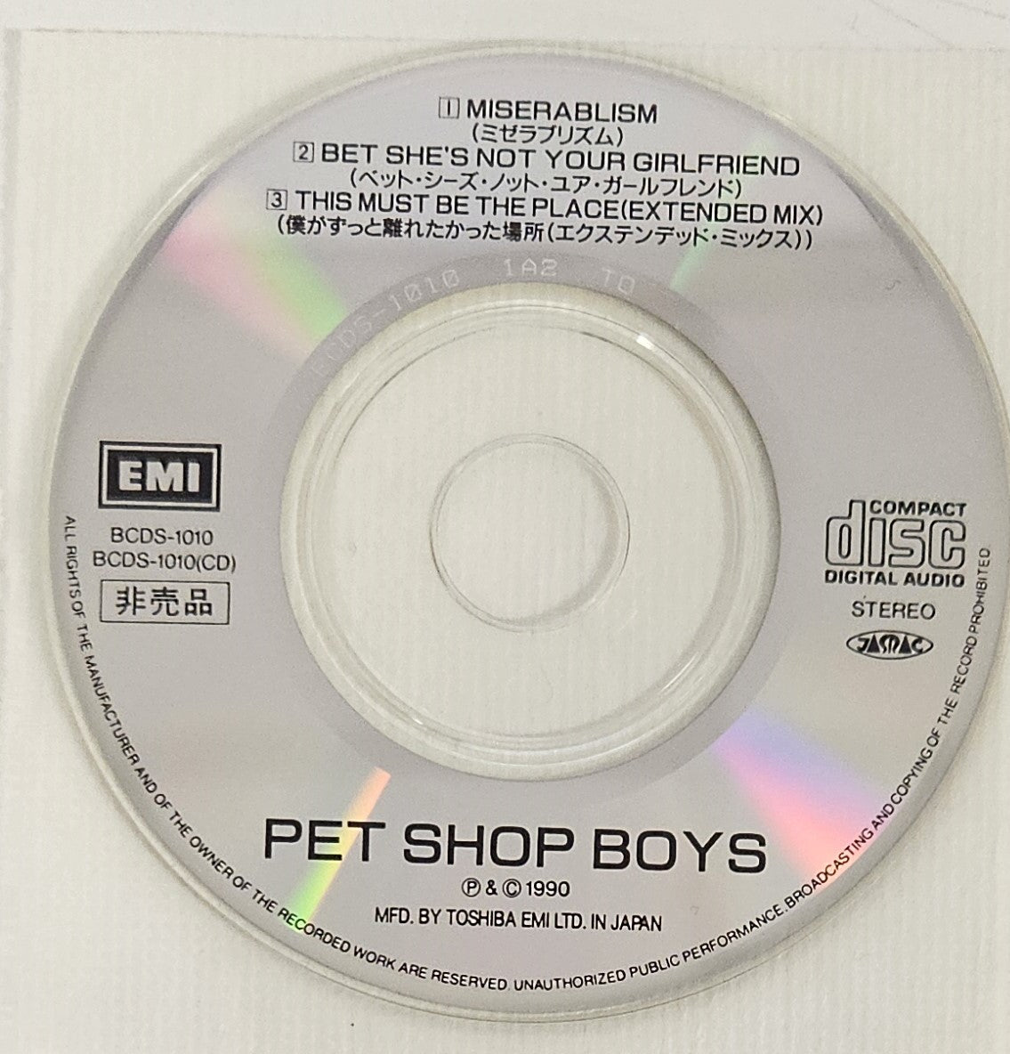 Pet Shop Boys = Pet Shop Boys : Behaviour = ビヘイヴィアー 薔薇の旋律 (CD, Album + CD, Mini, Single + Box, S/Edition)