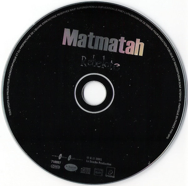 Matmatah : Rebelote (CD, Album)