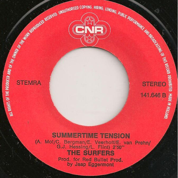 The Surfers : Girls On The Beach (7", Single)