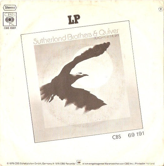 Sutherland Brothers & Quiver : Arms Of Mary (7", Single)