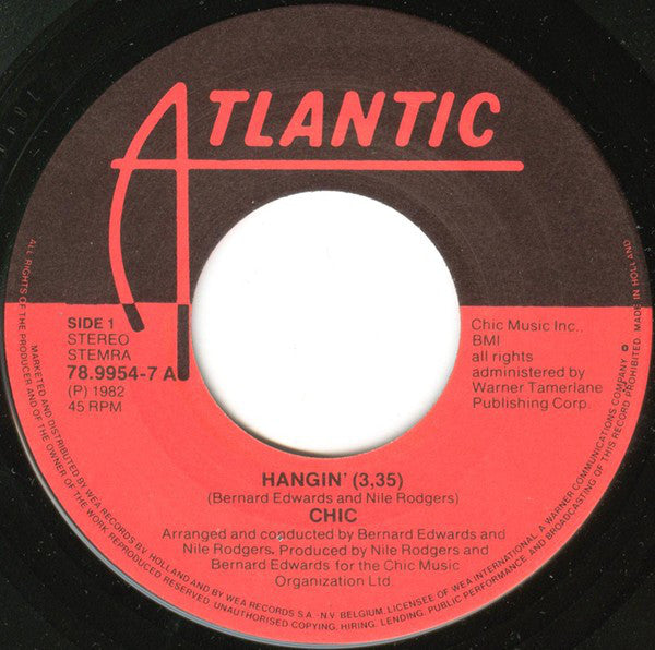 Chic : Hangin' (7", Single)