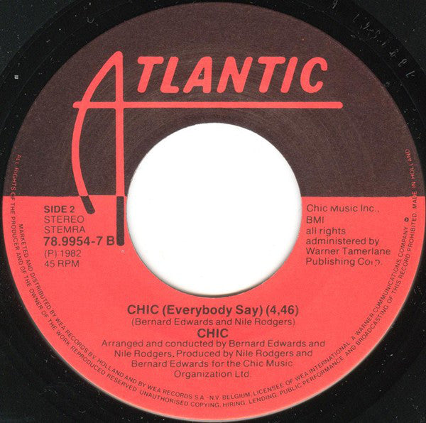 Chic : Hangin' (7", Single)