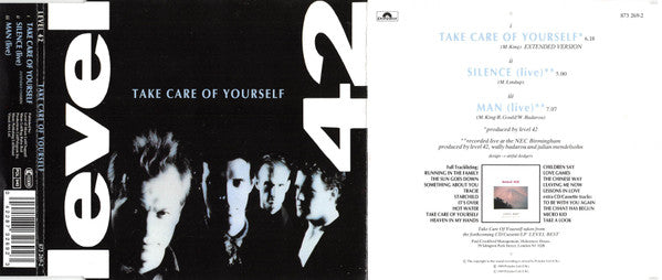 Level 42 : Take Care Of Yourself (CD, Maxi)