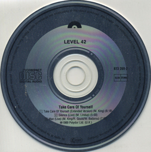Level 42 : Take Care Of Yourself (CD, Maxi)