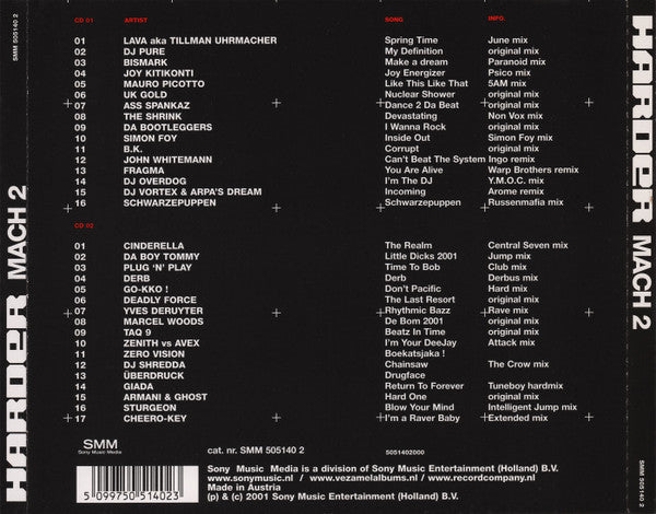 DJ Gizmo : Harder Mach 2 (2xCD, Comp, Mixed)