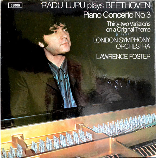 Radu Lupu / Lawrence Foster / London Symphony Orchestra : Radu Lupu Plays Beethoven Piano Concerto No. 3 (LP)