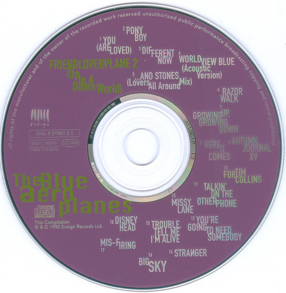 The Blue Aeroplanes : Friendloverplane 2 (Up In A Down World) (CD, Comp)