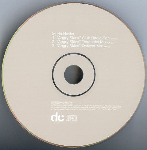Maria Nayler : Angry Skies (CD, Single)