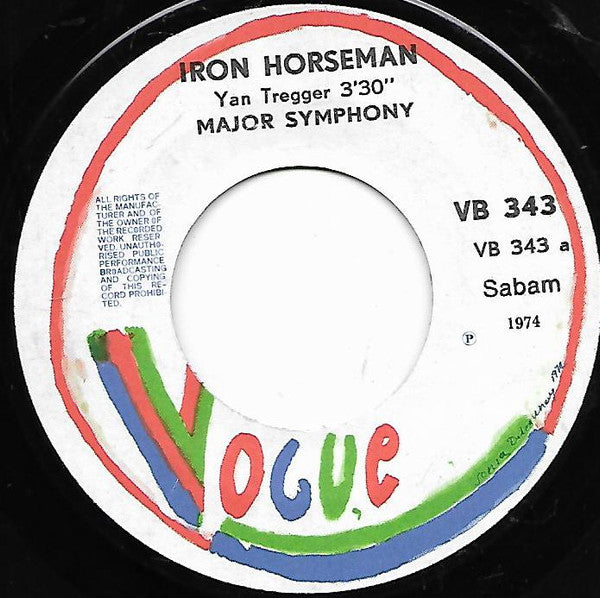 Major Symphony : Iron Horseman / Myriam (7")