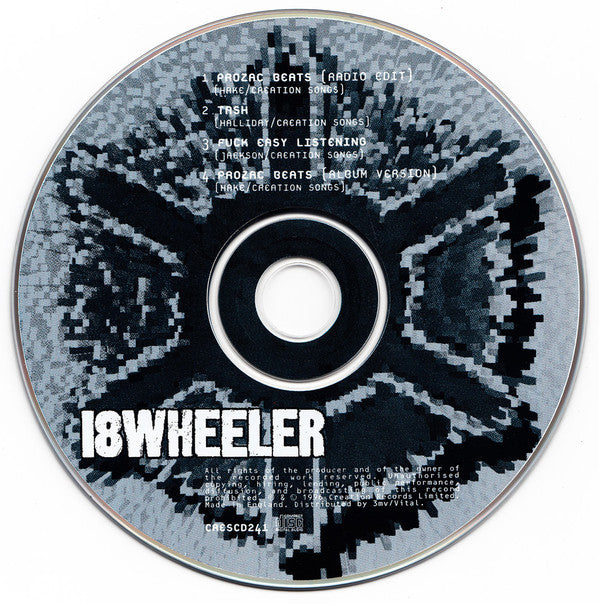 18 Wheeler : Prozac Beats (CD, Single)