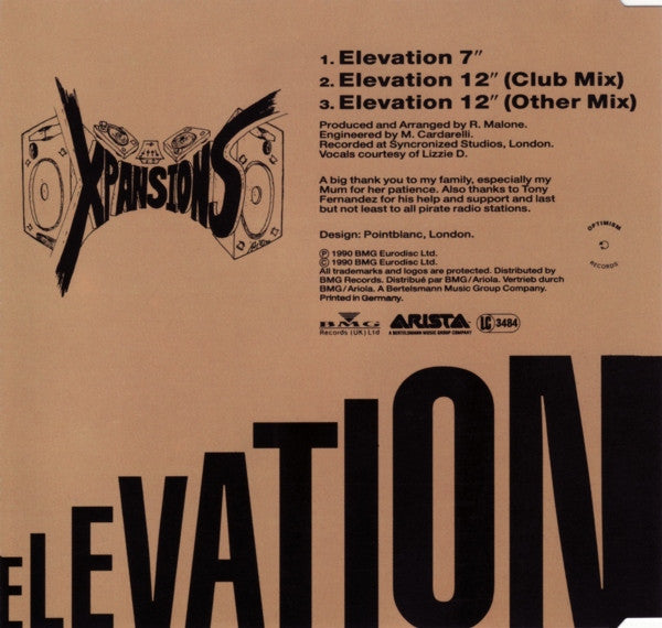Xpansions : Move Your Body (Elevation) (CD, Single)