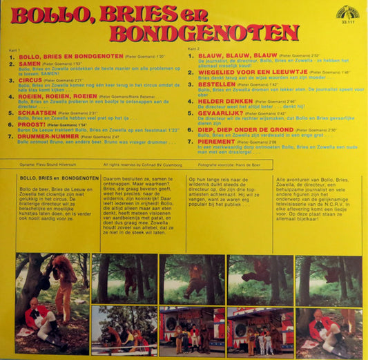 Bollo, Bries en Bondgenoten : Bollo, Bries En Bondgenoten (LP)