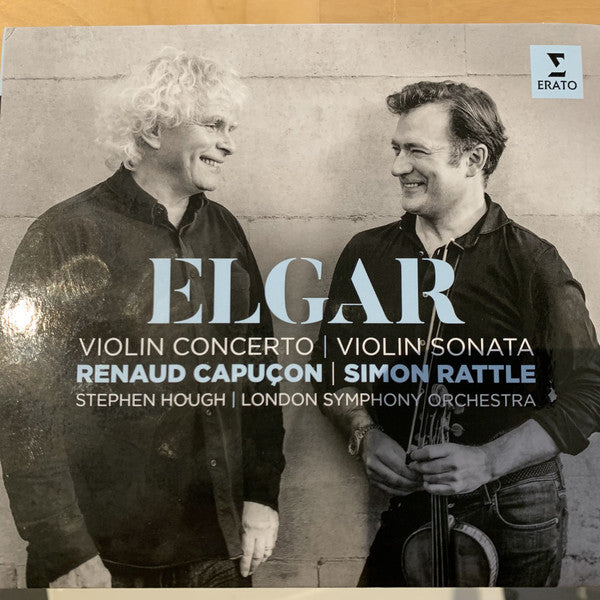 Sir Edward Elgar - Renaud Capuçon, Sir Simon Rattle, Stephen Hough, London Symphony Orchestra : Violin Concerto / Violin Sonata (CD, Album)
