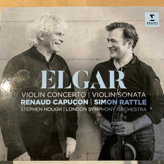 Sir Edward Elgar - Renaud Capuçon, Sir Simon Rattle, Stephen Hough, London Symphony Orchestra : Violin Concerto / Violin Sonata (CD, Album)