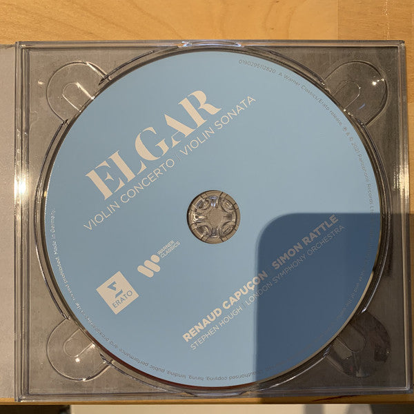 Sir Edward Elgar - Renaud Capuçon, Sir Simon Rattle, Stephen Hough, London Symphony Orchestra : Violin Concerto / Violin Sonata (CD, Album)
