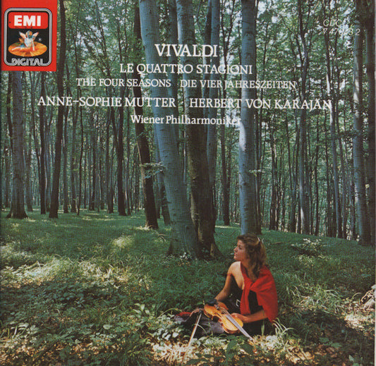 Antonio Vivaldi - Anne-Sophie Mutter, Herbert von Karajan, Wiener Philharmoniker : Le Quattro Stagioni = The Four Seasons = Die Vier Jahreszeiten (CD, Album)