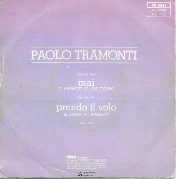 Paolo Tramonti : Mai (7", Single)