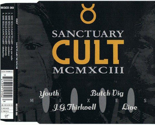 The Cult : Sanctuary MCMXCIII Mixes (CD, Single)