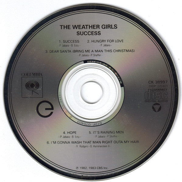 The Weather Girls : Success (CD, Album, RE)