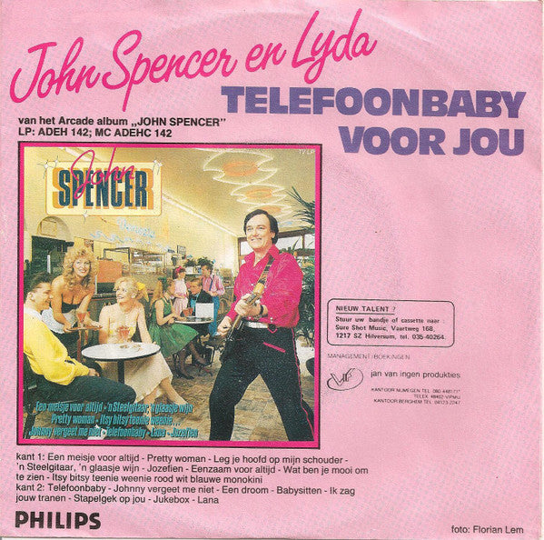 John Spencer En Lyda : Telefoonbaby (7", Single)