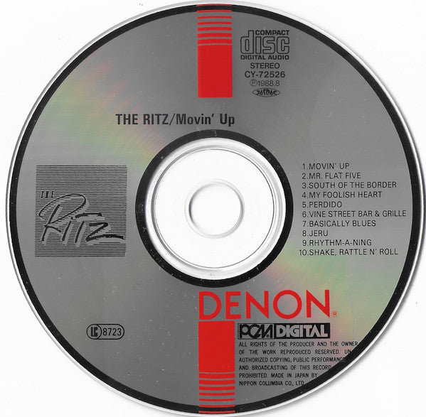 The Ritz (2) : Movin' Up (CD, Album)